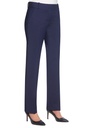 Genoa Tailored Leg Trouser-Mid Blue