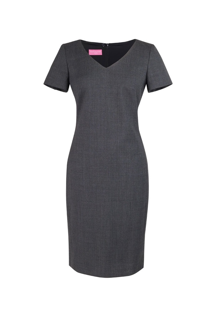 Corinthia Dress-Mid Grey