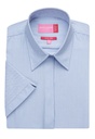 Ozzero Ladies' S/S Blouse-Blue  h/b