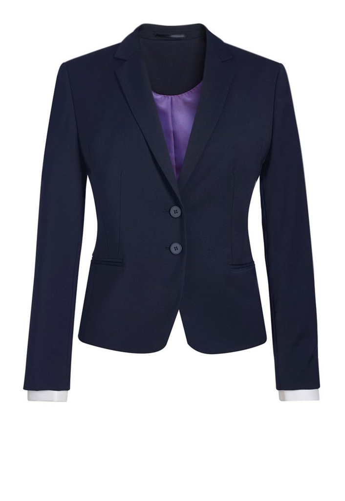 Calvi Slim Fit Jacket-Navy