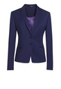 Calvi Slim Fit Jacket-Mid Blue