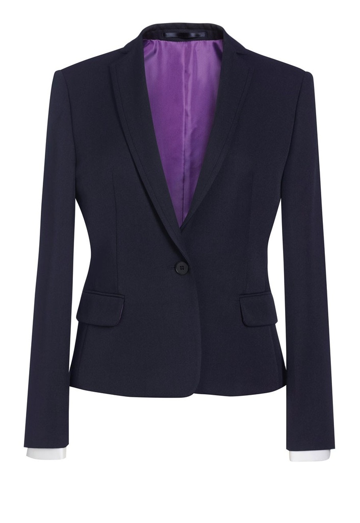 Saturn Tailored Fit Jacket-Navy