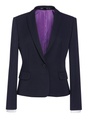 Saturn Tailored Fit Jacket-Navy