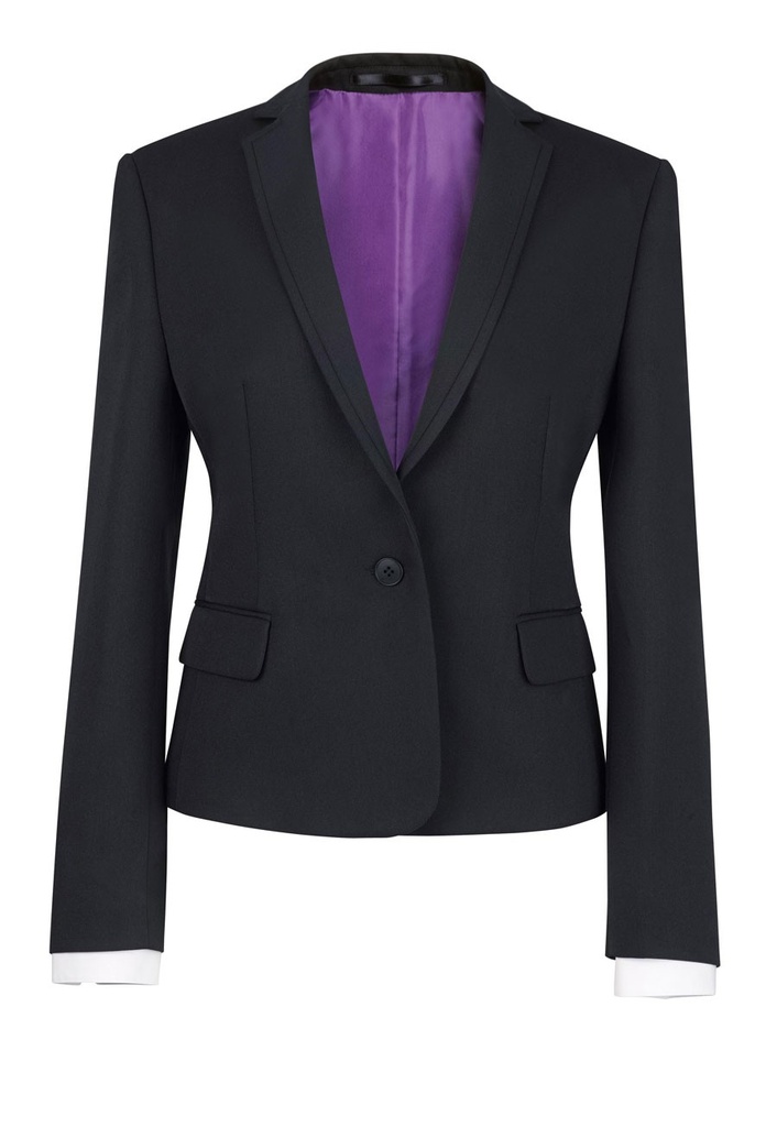 Saturn Tailored Fit Jacket-Black