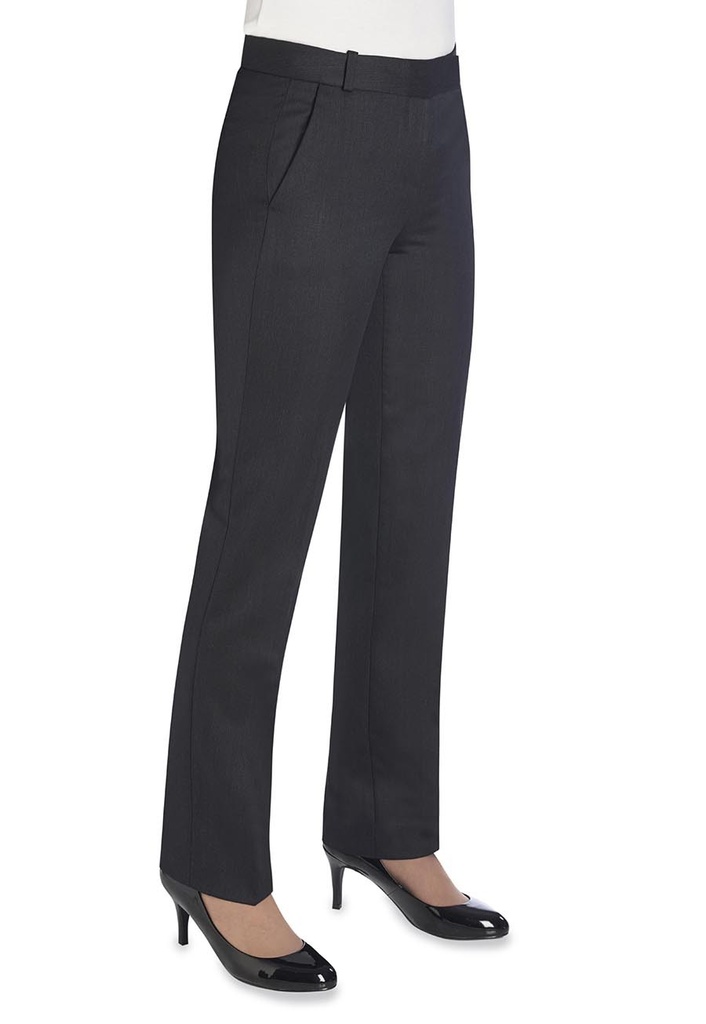 Astoria Tailored Leg Trouser-Charcoal