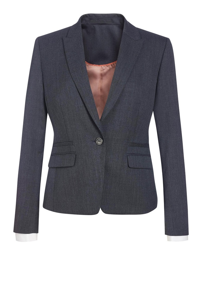 Rosewood Slim Fit Jacket-Mid Grey
