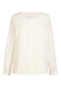 Riola L/S Crepe Blouse-Cream