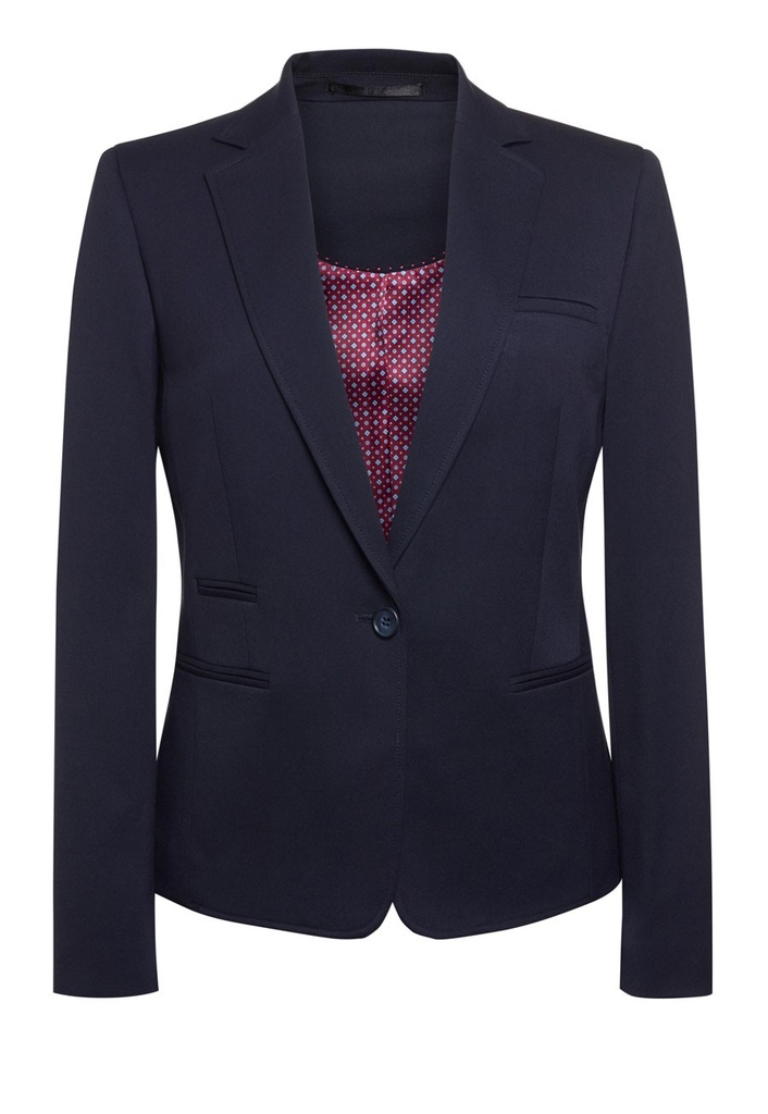 Ariel Slim Fit Jacket-Navy