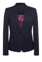 Ariel Slim Fit Jacket-Navy