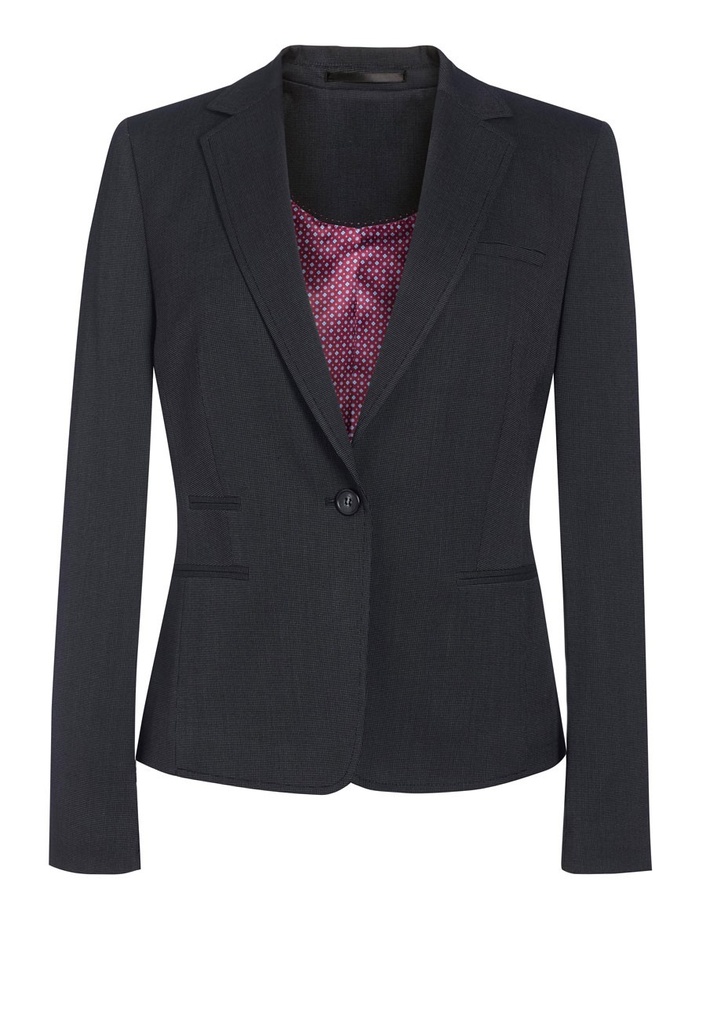 Ariel Slim Fit Jacket-Char P/Dot