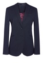 Cordelia Tailored Fit Jacket-Navy P/Dot