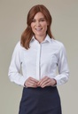 Prosecco Ladies' L/S Blouse-White H/B