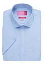 Modena Ladies' S/S Blouse-Blue