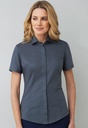Modena Ladies' S/S Blouse-Grey