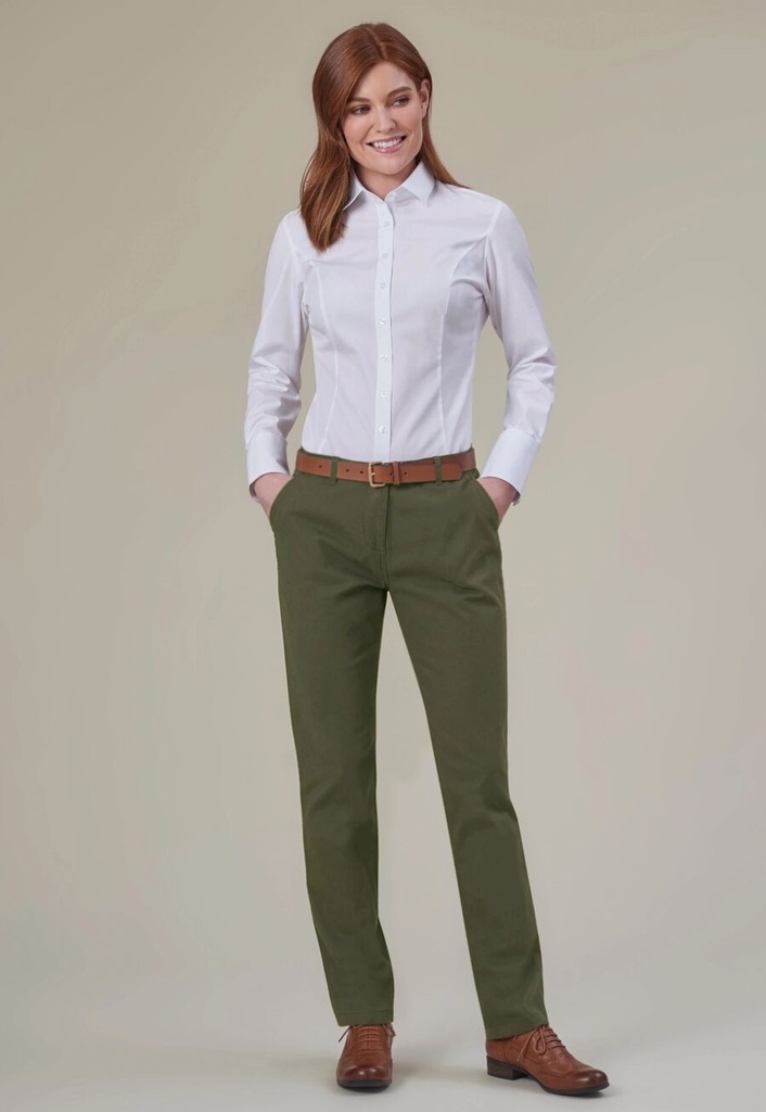 Houston Slim Leg Chino Trouser-Olive