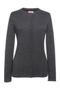 Seattle Crew Neck Cardigan-Charcoal