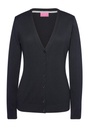 Augusta V Neck Cardigan-Black