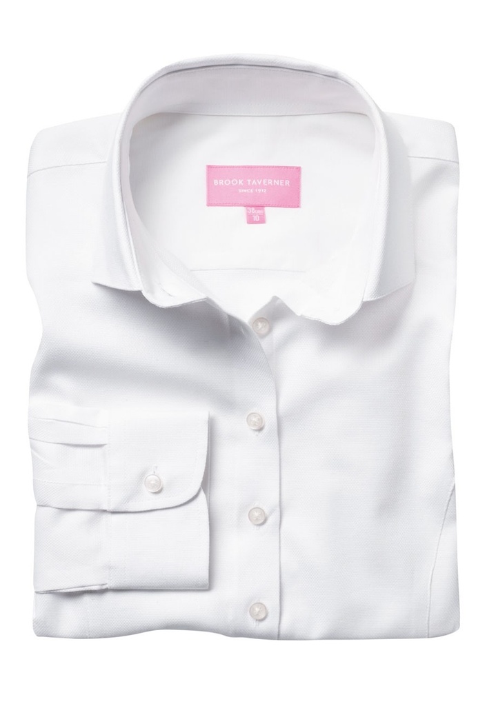 Aspen Ladies' L/S Blouse-White