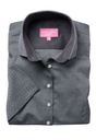 Victoria Ladies' S/S Blouse-Grey