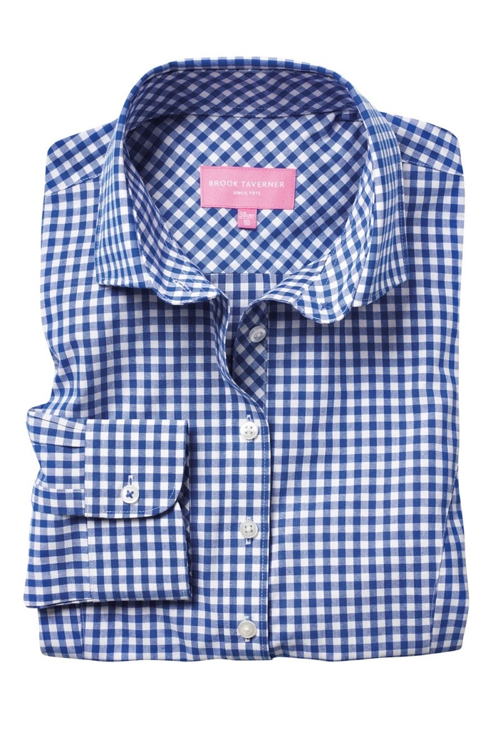 Kansas Ladies' L/S Blouse-Blue