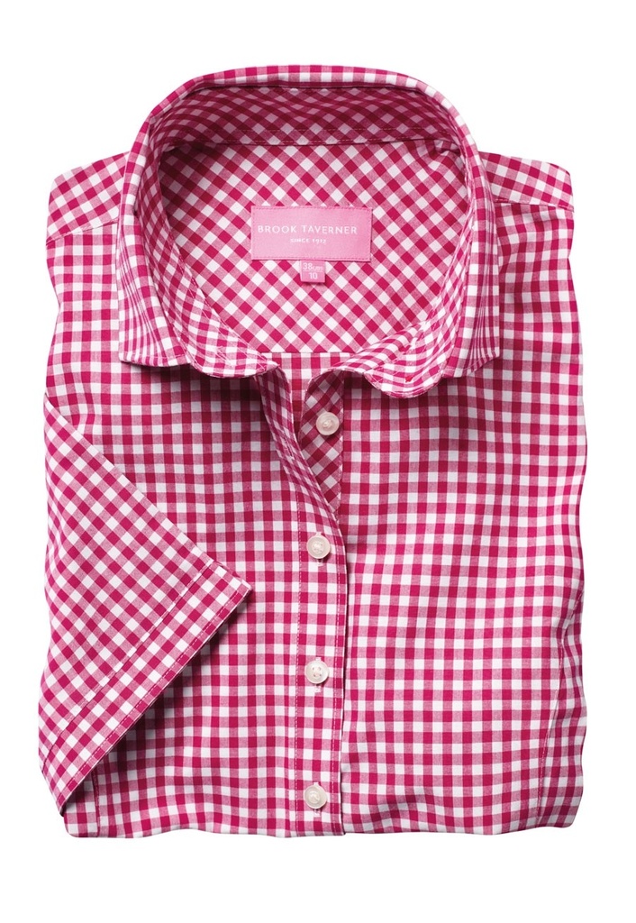 Tulsa Ladies' S/S Blouse-Red