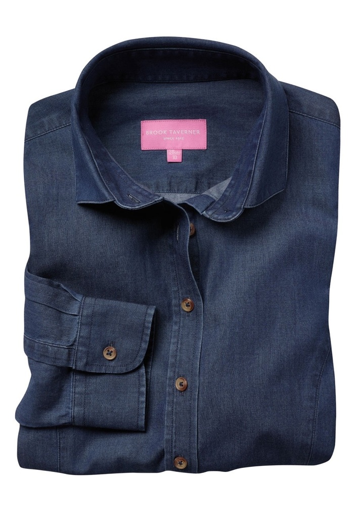 Banff Ladies' L/S Blouse-Denim