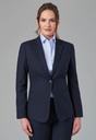Cannes Tailored Fit Jacket-Navy