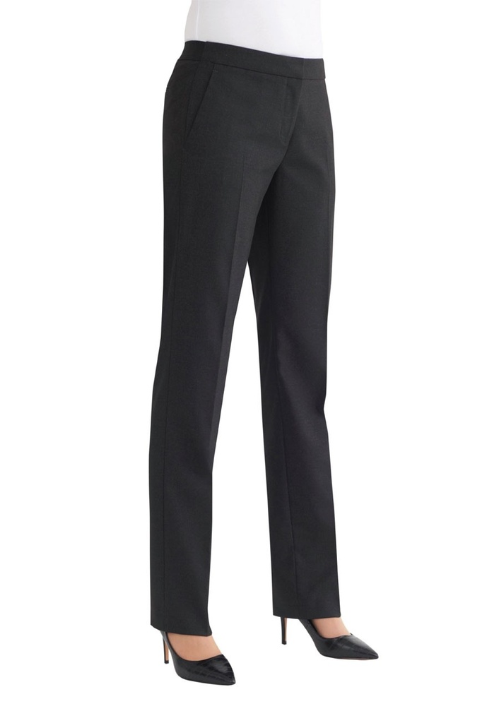 Reims Straight Leg Trouser-Charcoal