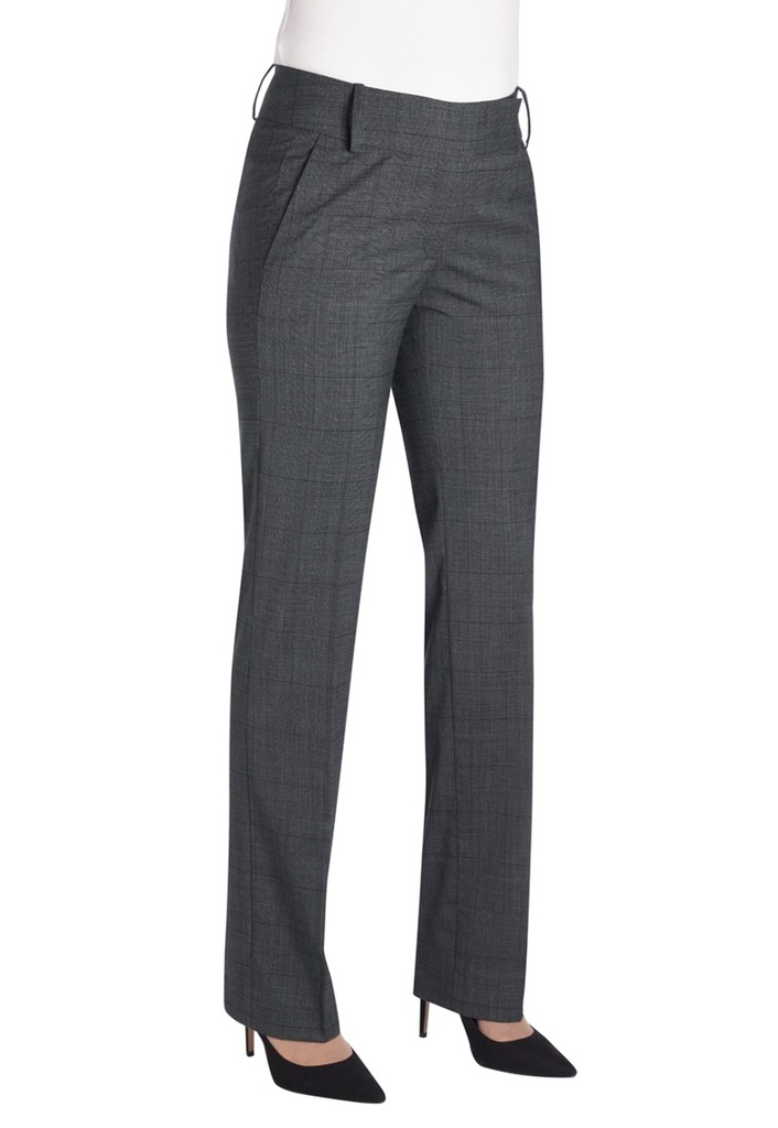 Genoa tailored leg trouser-Grey Check
