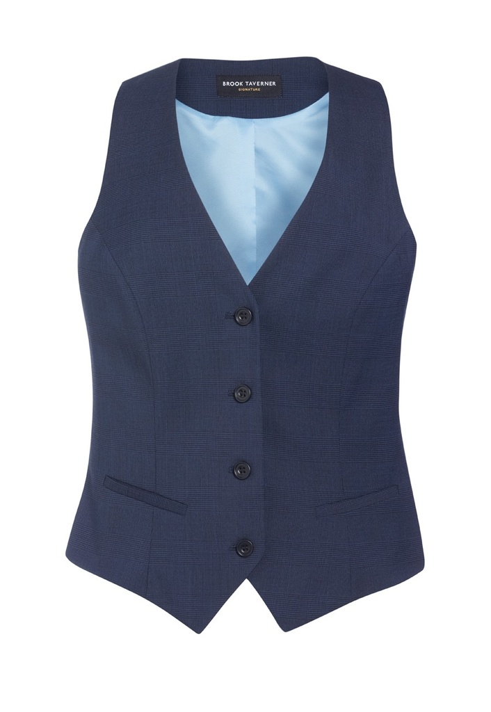 Scapoli waistcoat-Navy Check