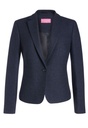 Montreal Slim Fit Tweed Jacket-Navy H/B