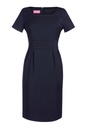 Bordeaux Dress-Navy