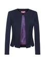 Rosa Tailored Fit Jacket-Navy
