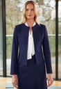 Rosa Tailored Fit Jacket-Mid Blue
