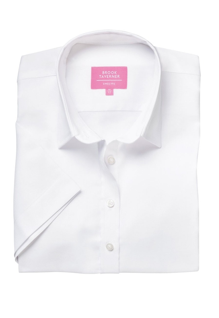 Hamilton Ladies' S/S Blouse-White