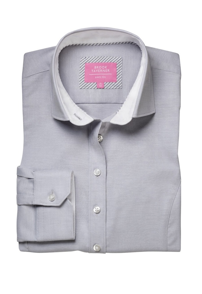 Mirabel Ladies' L/S Blouse-Grey