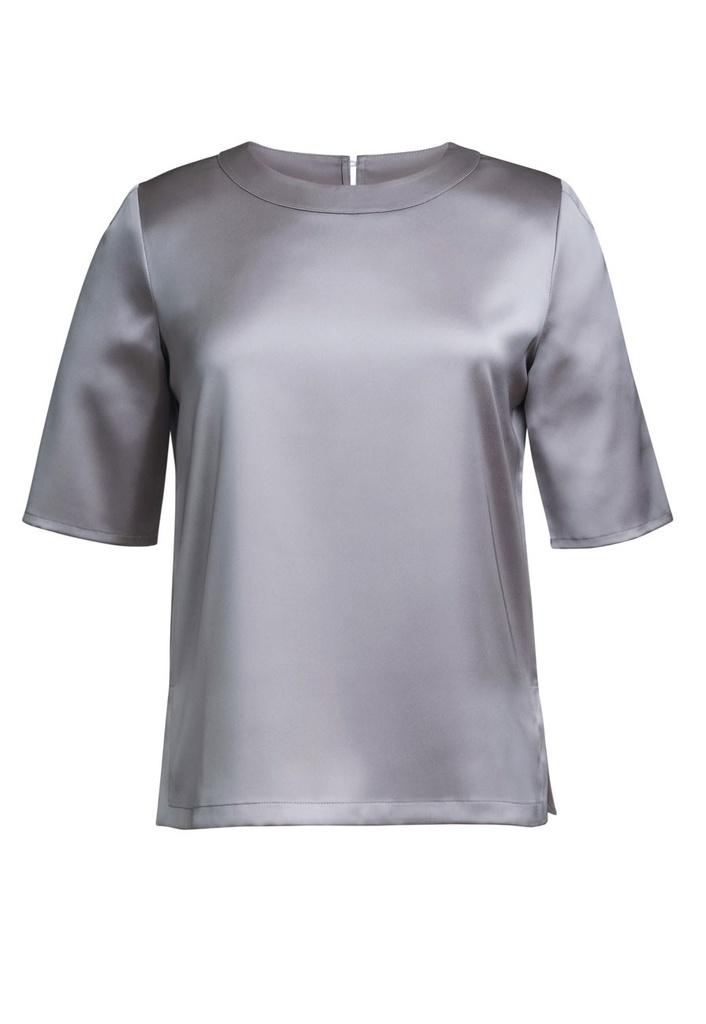 Ravenna 1/2 Sleeve Blouse-Grey