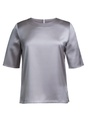 Ravenna 1/2 Sleeve Blouse-Grey