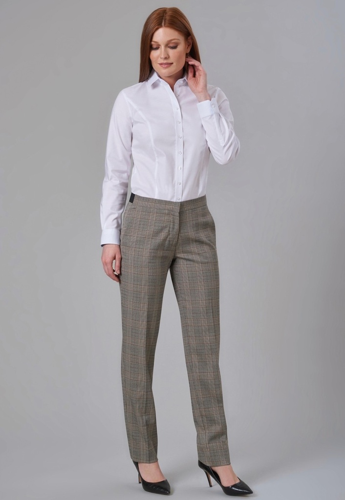 Stella Straight Leg Trouser-Grey Check