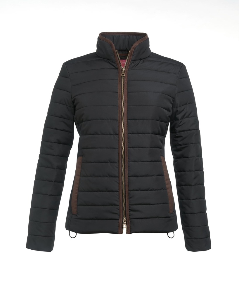 Alma Quilted Jacket-Black