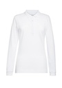 Anna L/S Polo Shirt-White
