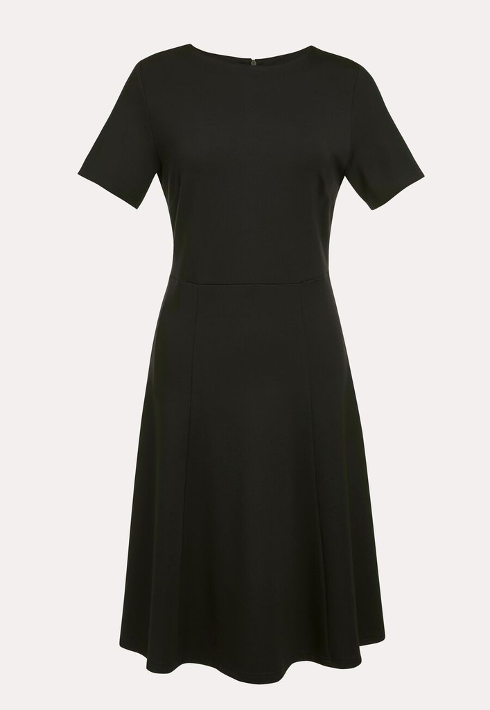 Belinda Skater Dress-Black