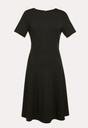Belinda Skater Dress-Black