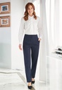 Rosalind High Waist Trouser-Navy