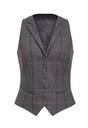 Greenville Tweed Waistcoat-Grey/Brown