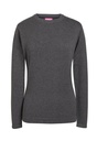 Helena Crew Neck Jumper-Charcoal