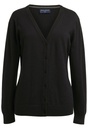 Sofia V Neck Cardigan-Black