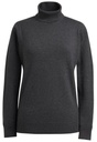 Athens Roll Neck Jumper-Charcoal