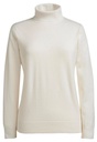 Athens Roll Neck Jumper-Cream