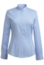Amelia Ladies' L/S Blouse-Sky Blue